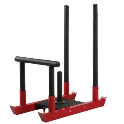 China Steel Explosive Strength Training Weight Sled Fitness Resistance Push Type Open Sled for sale