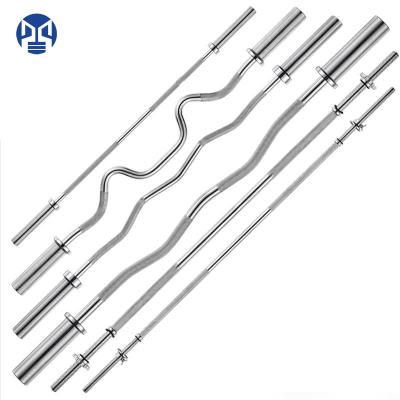 China Commercial Use Fitness Bodybuilding Weightlifting Cast Iron Barbell Set Safety Barbell Barbell Bar For Sale for sale