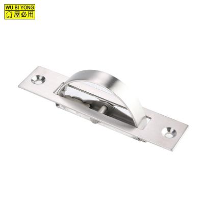 China 304 Stainless Steel Modern Hot Selling Hidden Pull Ring Apartment Door Handle for sale