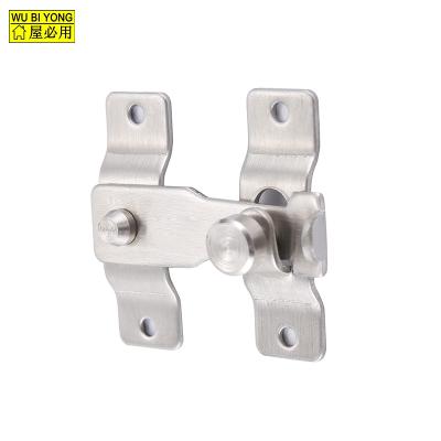 China Best Selling 304 Stainless Steel Products Door Latch Stainless Steel Home Security Guard for sale