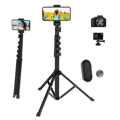 China Extendable Travel Professional Portable Tripod Tripod Video Camera Camera Stand For Phone Camera Photography LED Light Lamp Video Holder for sale