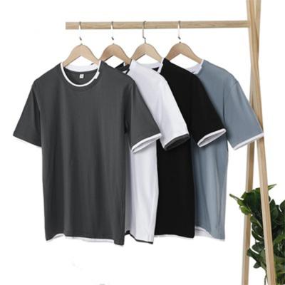 China Wholesale Custom Cotton Casual Simple Men's T-Shirts Round Neck Stylish QUICK DRY Plus Size Summer Sports Mens Clothing T-Shirts for sale