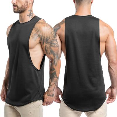 China Men's Tank Top Travel Vest Gym Gym Tank Top Polyester Workout Fitness Sleeveless Quick Dry Cool QUICK DRY for sale