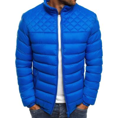 China Low moq warm men's winter breathable jackets stand up collar bomber jacket for men 2021 for sale