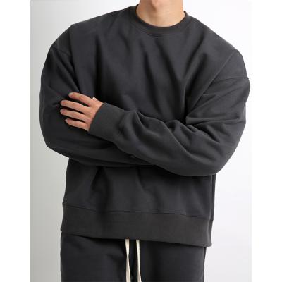 China Wholesale Anti-pilling Men's Crewneck Sweatshirts Sweatshirts Simple Loose Male's Hoodie Anti-pilling China Factory Without Hood for sale