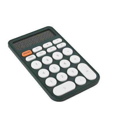 China Calculator 12 Digit Show Multicolor Mini Handheld Calculator For School And Office Use Desk for sale