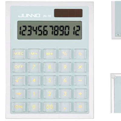 China Factory price portable crystal button mini calculator acrylic calculator novelty gift great for office and school with logo for sale