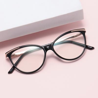 China Reading fashion glass frame TR90 anti-blue glasses ladies strain ins style glasses frames for sale