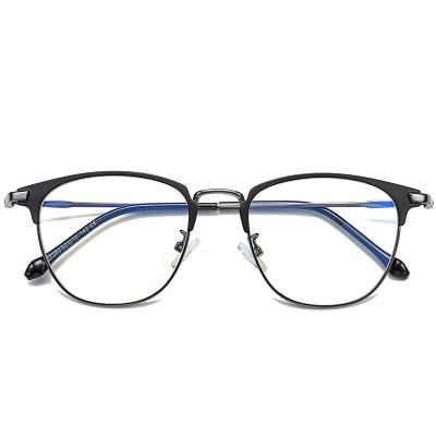 China New Arrival Fashionable Blocker Blue Rays Glasses Metal Frame Unisex Optical Glasses For Women 3389 for sale