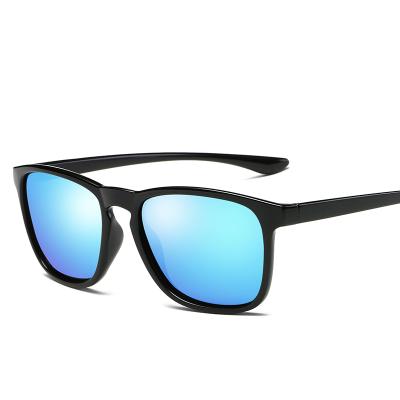 China Sunglasses Wholesale Unisex Square Mirror Driving Polarized Sunglasses With PC Frame for sale