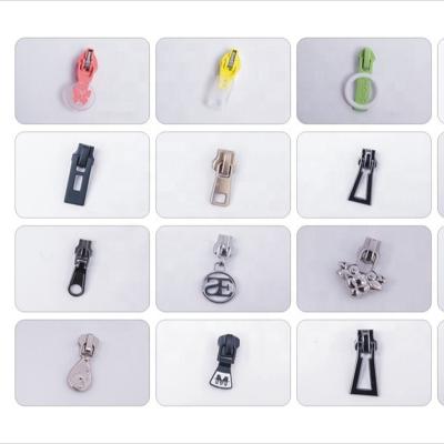 China Other High Quality Customized Metal Zipper Slider 5 Metal Slider Heads Silicon Rubber Puller Mickey Zipper Pullers For Clothing for sale