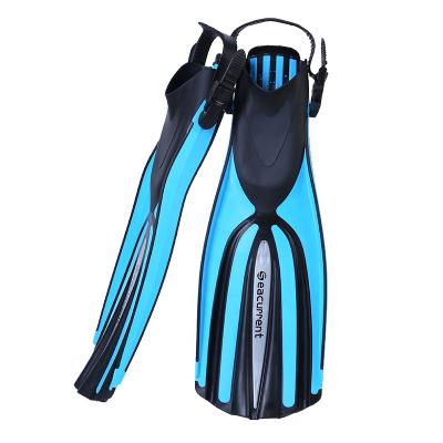 China New Arrival TPR +Artificial Scuba Diving Heel Scuba Fins Good Performance Diving Rubber Open Fins for sale