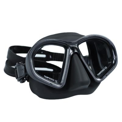 China Hot Fashion Silicone Eco-Friendly Silicone Eco-Friendly Hot OEM ODM ODM Low Volume Freediving Swimming Diving Mask for sale