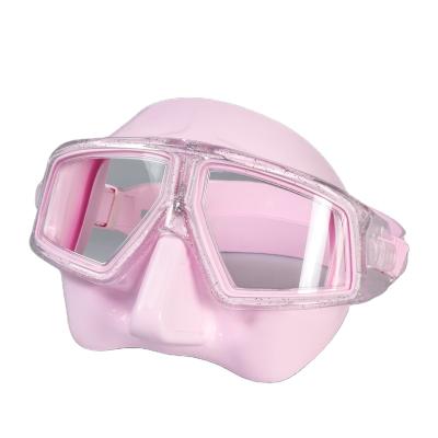 China Resih Free Soft Clear Deep Sea Anti-fog Lens Low Volume Silicone Dive Mask for sale