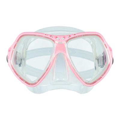 China Adult Silicone Dive Mask With Neoprene Mask Strap Scuba Diving Mask M21 for sale