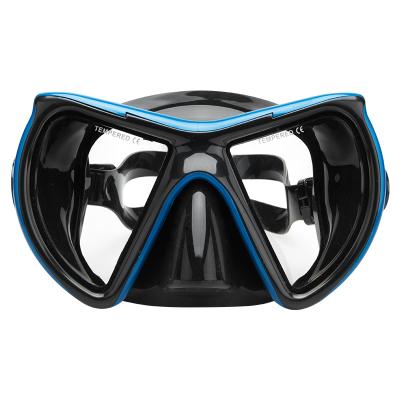 China New Arrival Anti-leak Design Tempered Glass Change Myopia Lens Optical Breathing Mask And Swimming Diving Mask Snorkeling Silicone Breathing Mask for sale