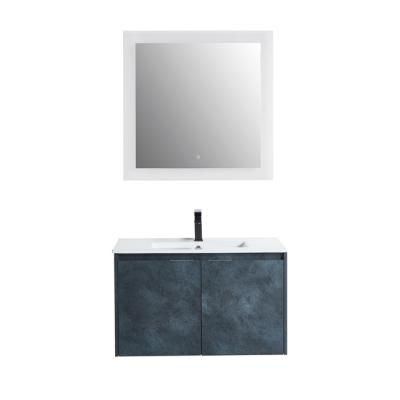 China eco-friendly & water proof & Durable Bathroom Cabinet With Mirror And Wall Mount Bathroom Vanity for sale