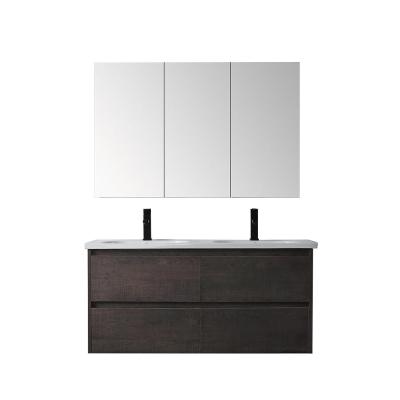 China eco-friendly & water proof & Durable Bathroom Vanity Sink Cabinet Vanity Mirror And Bathroom Makeup Clear for sale