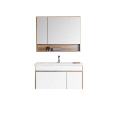 China eco-friendly & water proof & Durable Large Single Sink Vanity And Bathroom Sink Cabinet Bathroom Vanity for sale