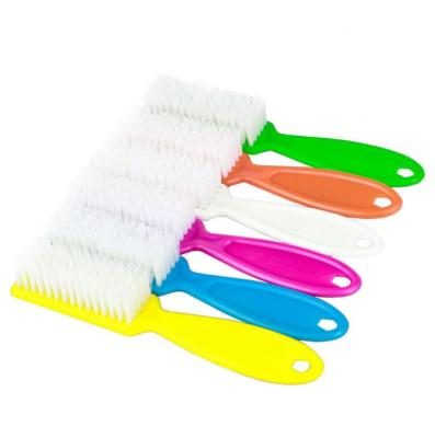 China Beauty Painting Tools High Quality And Low Price Plastic Cleaning Nail Multiple Color Manicure Brush for sale