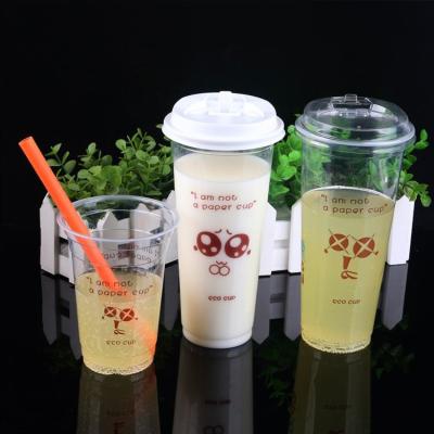 China 12Oz Disposable Plastic Plastic Color Cups Yorghut PP Cup Disposable Plastic Cups for sale