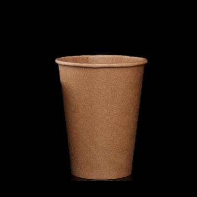 China High Thickness Disposable Single Wall Kraft Paper Cup for sale