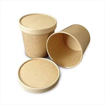 China 32OZ 900ml disposable thick disposable cup for hot soup for sale