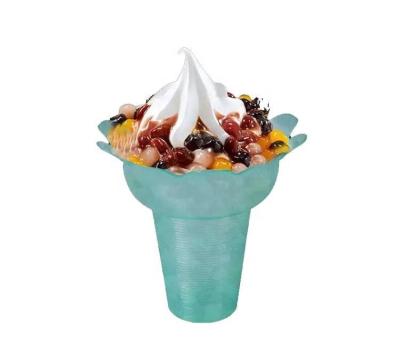 China High Quality Disposable Ice Cream Cup Disposable Smoothie Cup Plastic Shaved Ice Cups for sale