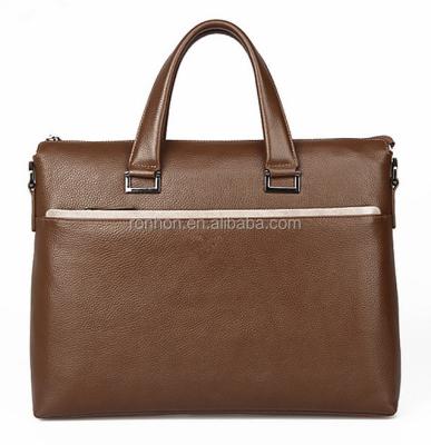 China TOTE BAG Simple Design Top Grain Leather Mens Laptop Handbag for sale