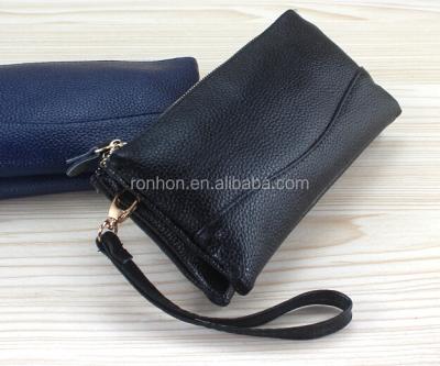 China Factory Wholesale Fashion Retro Style Double Zipper Ladies Wallet Waterproof for sale