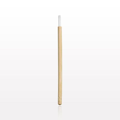 China Factory wholesale price disposable lip brush bamboo hair lip gloss nylon applicator for sale