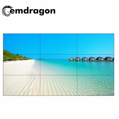 China 46 inch indoor video wall display with 3.5mm ultra narrow bezel LED backlight for advertising lcd video wall for sale