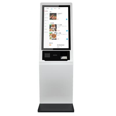 China Indoor Android Screen POS Hardware Kiosk Interactive Kiosk Restaurant Self Payment Kiosk for sale