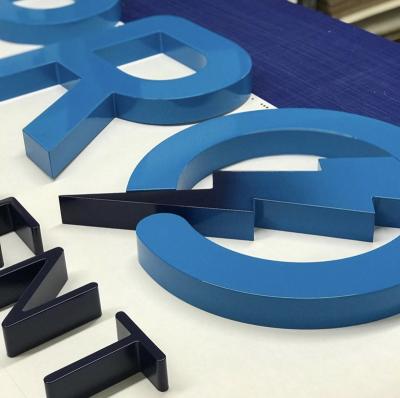 China Custom Outdoor UV Building Signage 3d Printing Dimensional PVC Letters Logo Sign for sale