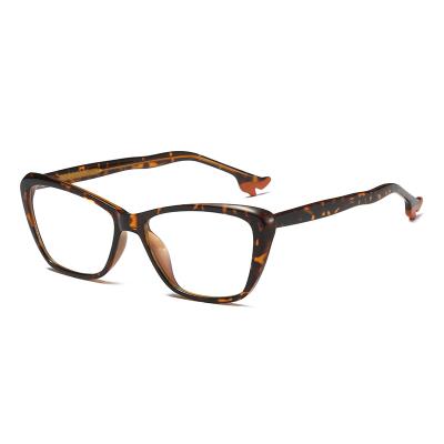 China New Design tr90 Eyewear Glasses Fashion Trendy Optical Sight Logo Custom Optical Eyeglasses For Women for sale