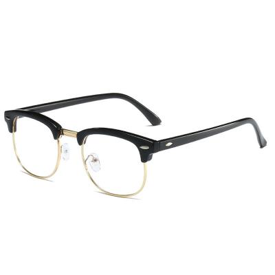 China For Prescription Using Fashion Classic Rectangle Anti-blue Light Optical Glasses Logo Eyeglasses Customized High Quality For Men for sale