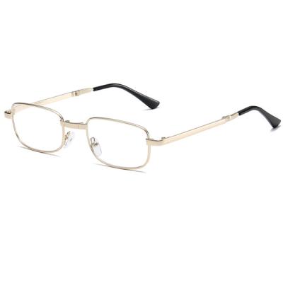 China Square Folding Reading Glasses Optical New Metal Reading Glasses Frames Glasses For Men for sale