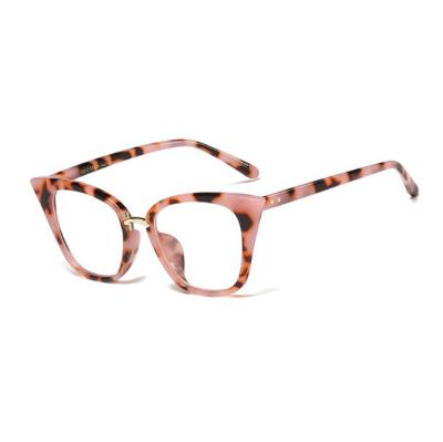 China Fashion Anti-blue Cat Eye Reading Eyeglasses Frames 2020 Hot Selling Fashionable Reading Glass For Women for sale