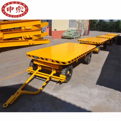 China Flatbed full truck trailer airport luggage low bed trailer for sale for sale