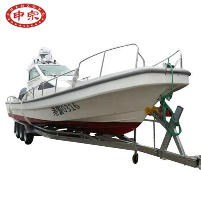 China Three Axles Galvanized Boat Trailer Customized Heavy Duty Boat Trailer for sale