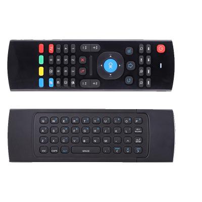 China Cheapest LED MX3 2.4G Air Touch Control Mouse With Wireless Universal Keyboard Remote Control Widely Used For IP TV STB BOX for sale