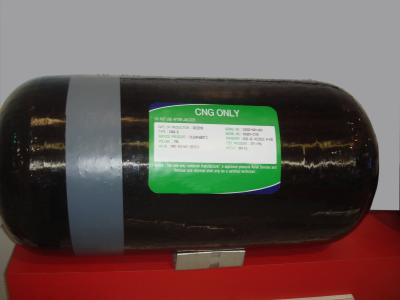 China Steel Liner Lightweight Gas Bottles , Type 2 Carbon Fiber Refill Gas Cylinder for sale