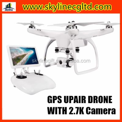 China Radio Control Toy 2017 Best Sellers UAV Drone Upair A GPS UAV Drone With 2.7K Camera for sale