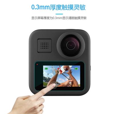 China Mp3 Player Tempered Glass Display LCD Screen Protector Cover Case For GoPro Max Black Go Pro Action Sports Camera Protective Film Accessory for sale