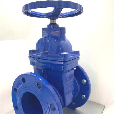 China OS&Y Ductile Iron  Carbon Stainless Steel DIN F4 Resilient non-rising Stem Sluice Gate Valve for sale