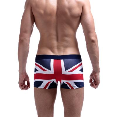 China British Sport Home Antibacterial Men's Underwear Four Seasons Men's Clothing Cotton Flag Boxers Comfort Underwear for sale