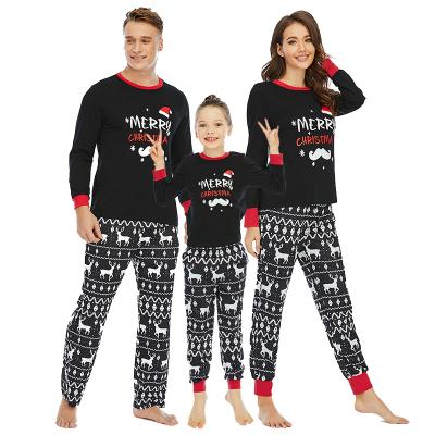 China QUICK DRY Cute Pajamas Men Women Kids Sleepwear Boys Girls 2 Piece Pants Set Breathable Matching Family Print Christmas Pajamas Pajamas for sale