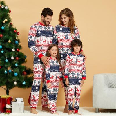 China A QUICK-DRY undertakes to 2021 border European and American women's new Christmas home wear Christmas two-piece pajamas overalls for sale