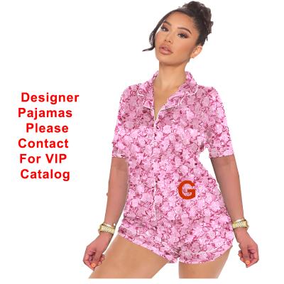 China 2021 Designer QUICK DRY Bandeaus Bathrobe Night Wear Silk Pajamas Sets Women Pajamas for sale