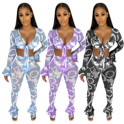 China Wholesale QUICK DRY European and American popular style lady gauze printing throws velvet pajamas two sets women's sleepwear for sale